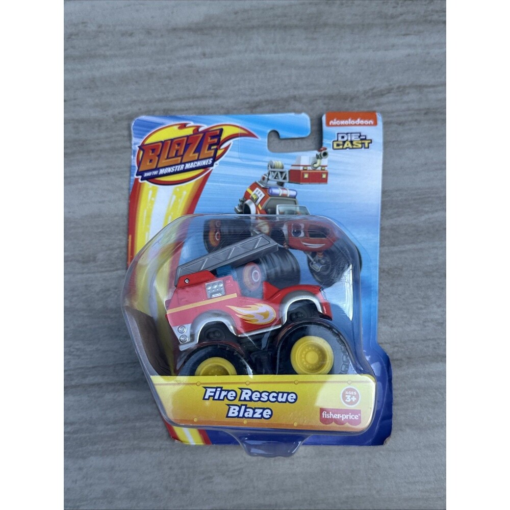 Die Cast Fire Rescue Blaze Vehicle Collectible Monster Truck with Metal Axles